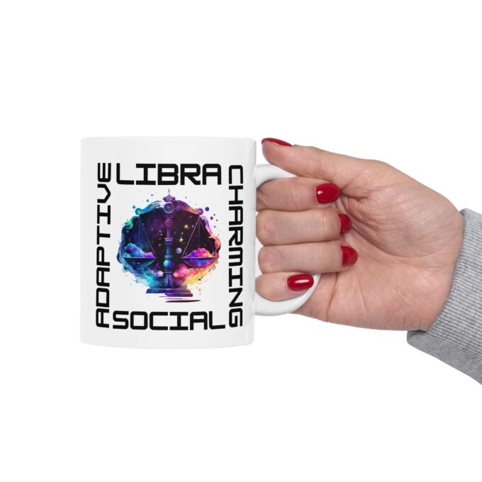 "Libra Traits Mug with charming, balanced design."