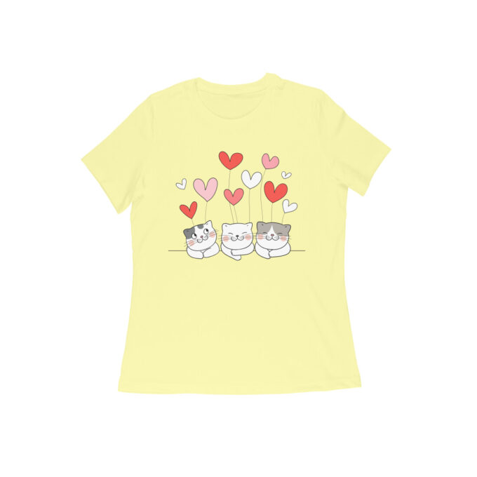 Cats Love Womens Tshirt - Image 3