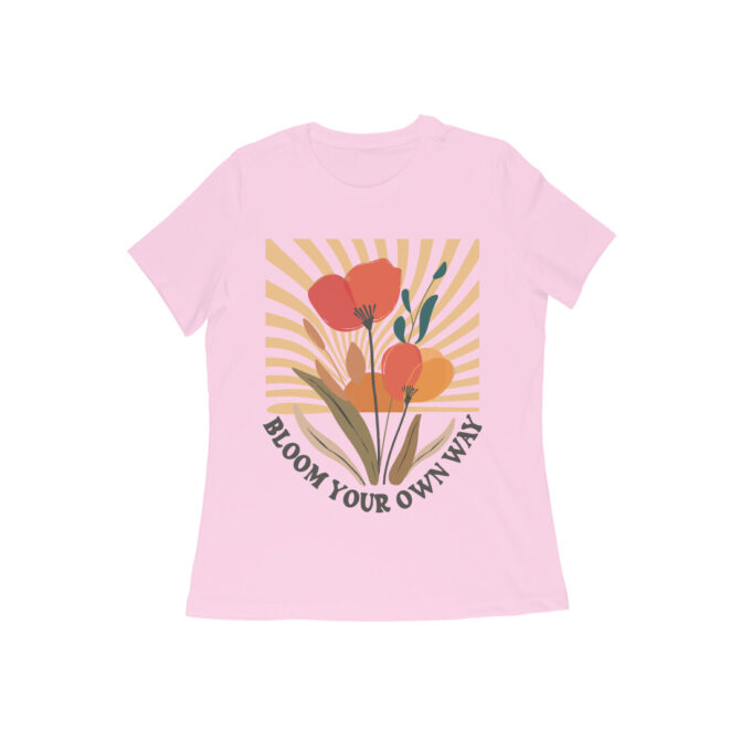 Bloom Your Own Way Boho Flower Graphic Tee II - Image 6