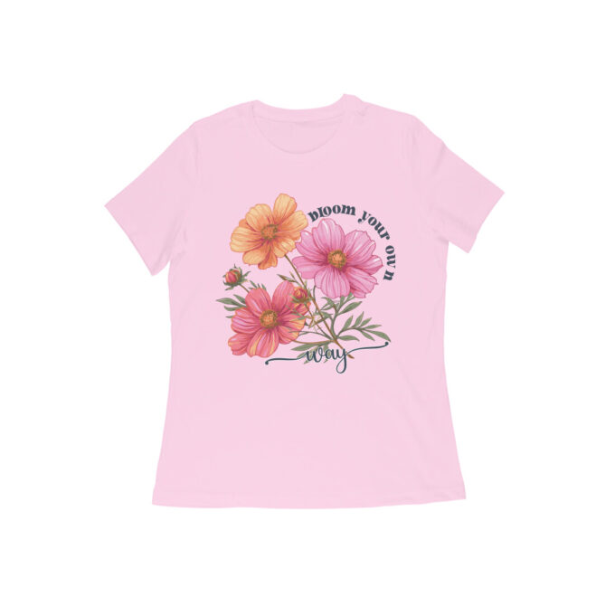 Bloom Your Own Way Boho Flower Graphic Tee1 - Image 7