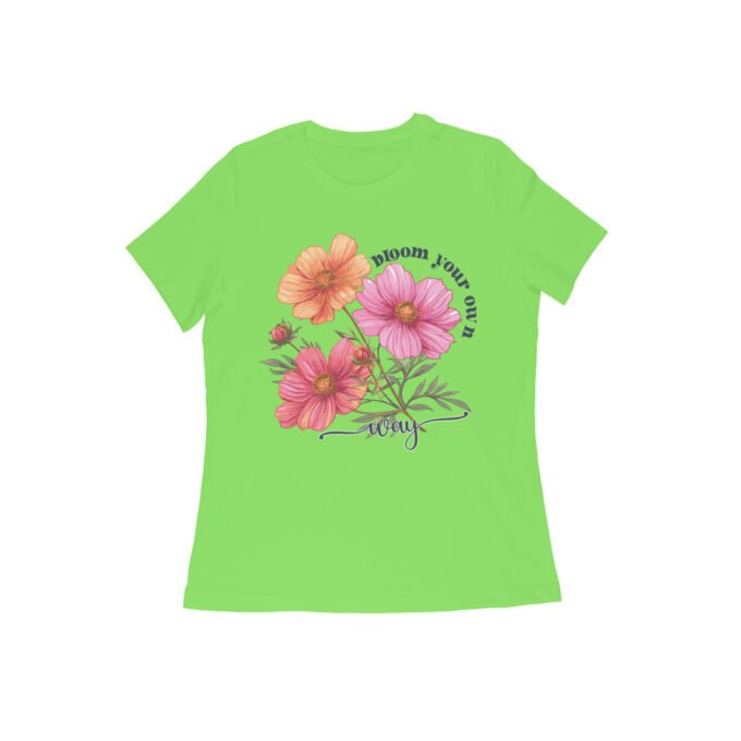 Bloom Your Own Way Boho Flower Graphic Tee1 - Image 8