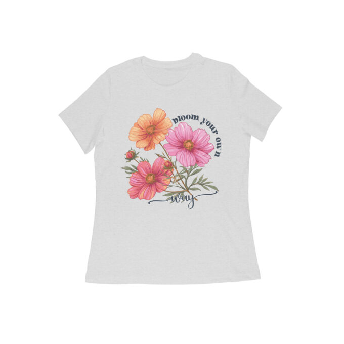 Bloom Your Own Way Boho Flower Graphic Tee1 - Image 4