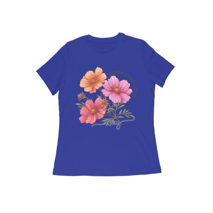 Bloom Your Own Way Boho Flower Graphic Tee1 - Image 11