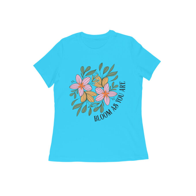 Bloom As You Are Boho Flower Graphic Tee 1 - Image 4