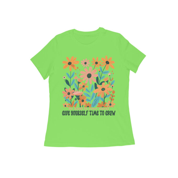 Be Kind to Your Mind Boho Flower Graphic Tee - Image 7