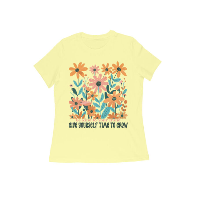 Be Kind to Your Mind Boho Flower Graphic Tee - Image 13