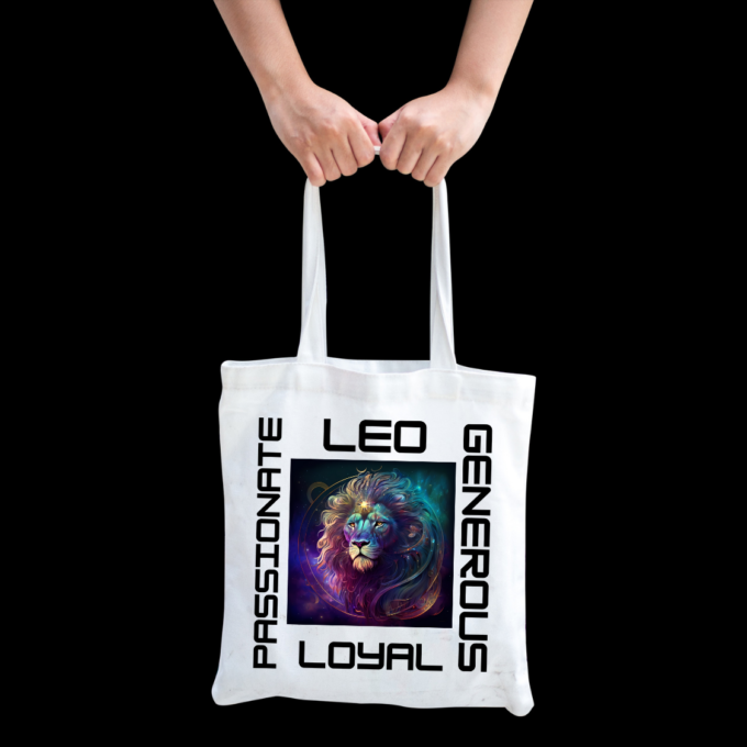 Leo Traits Tote Bag - Image 6