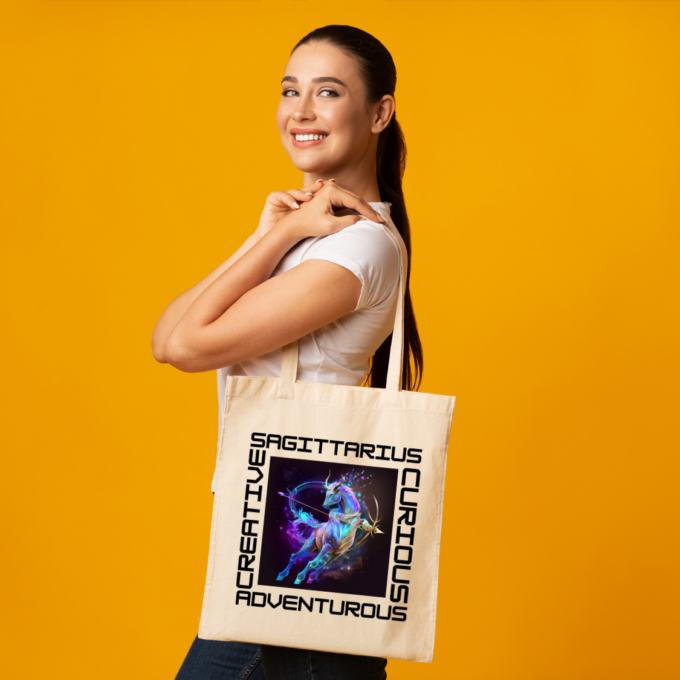 Sagittarius Traits Tote Bag - Image 3