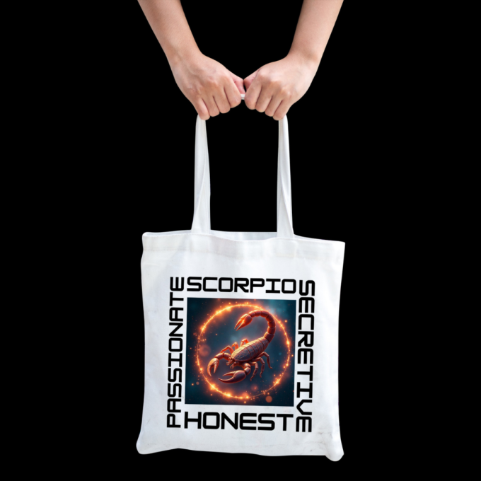 Scorpio Traits Tote Bag - Image 6