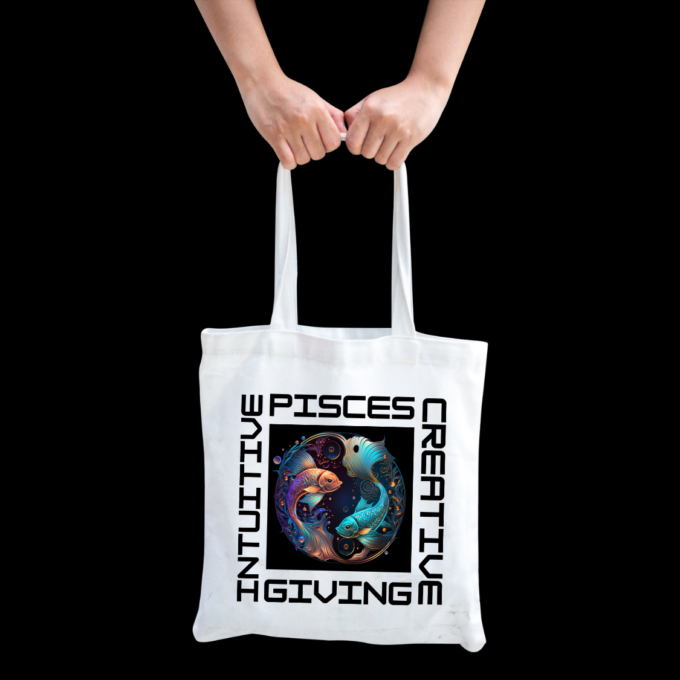 Pisces Traits Tote Bag - Image 8