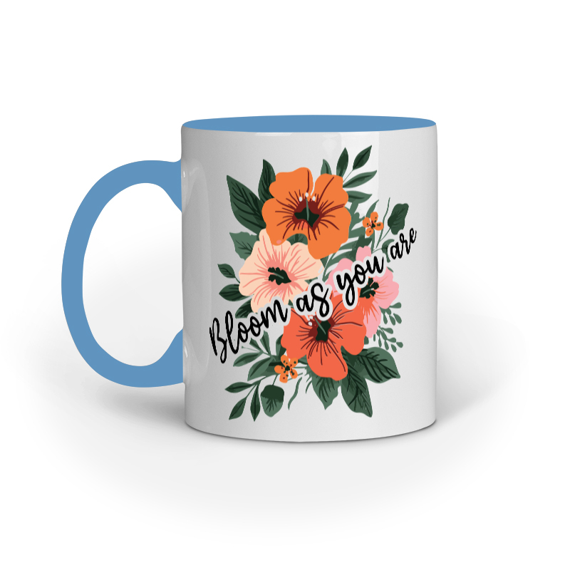Bloom As You Are Flower Mug Style D - Image 2