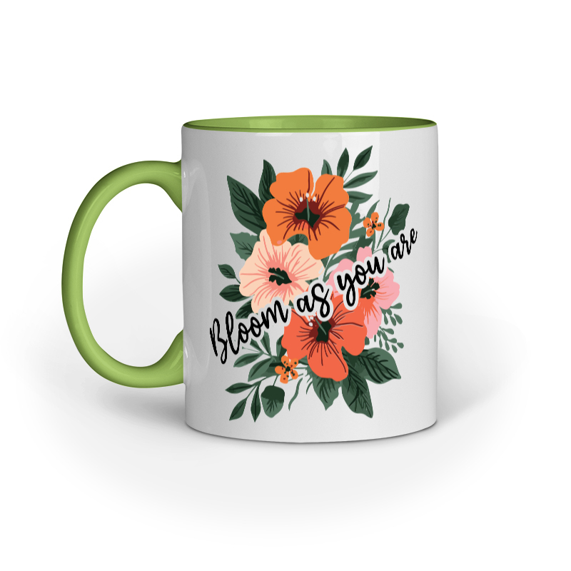 Bloom As You Are Flower Mug Style D - Image 4