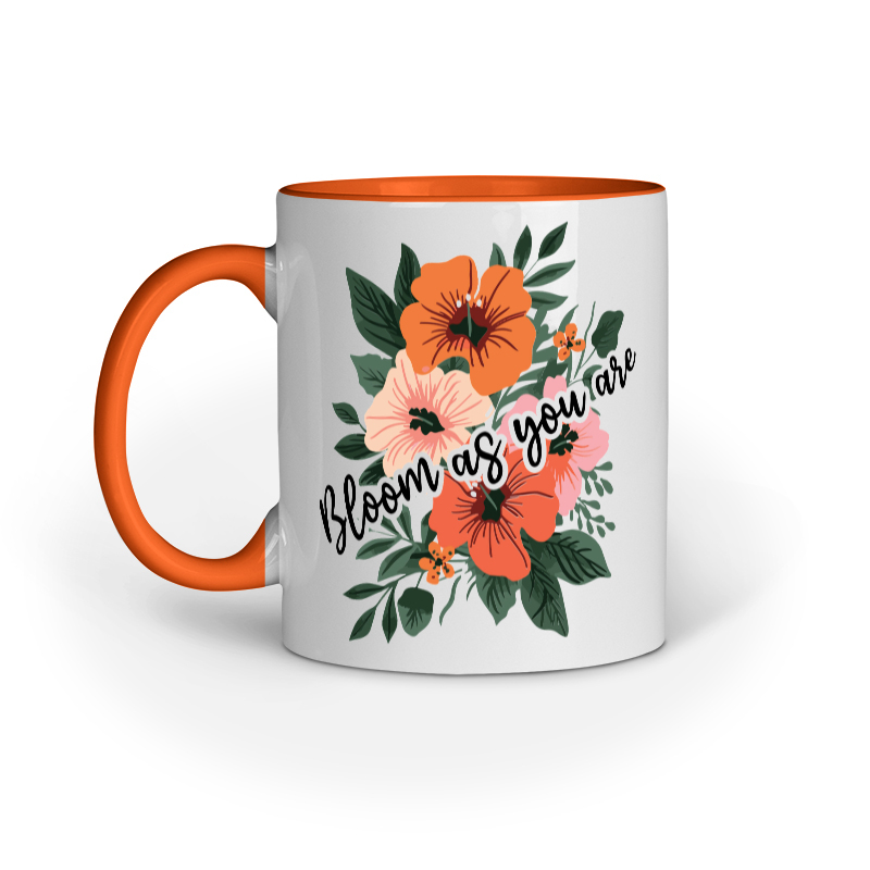 Bloom As You Are Flower Mug Style D - Image 5