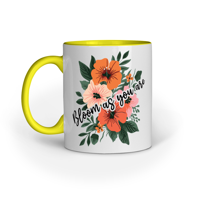 Bloom As You Are Flower Mug Style D - Image 7