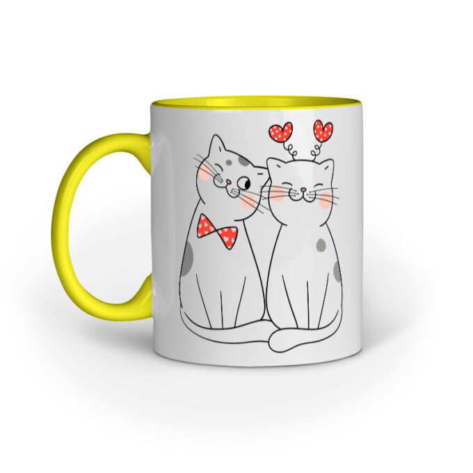 Romantic Cats Mug - Image 3