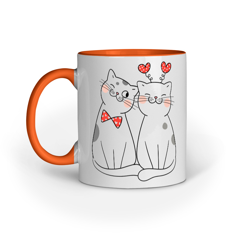 Romantic Cats Mug - Image 4