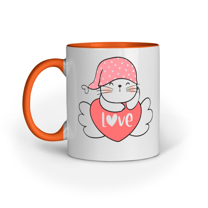 Angel Cat Love Mug - Image 3