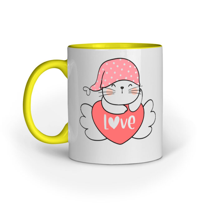 Angel Cat Love Mug - Image 6