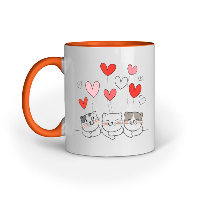Trio of Happy Cats Mug - Image 3