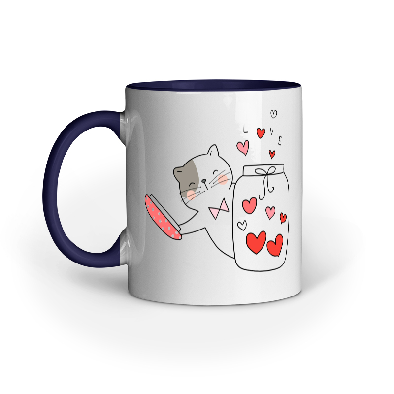 Cat & Jar of Love Mug - Image 6