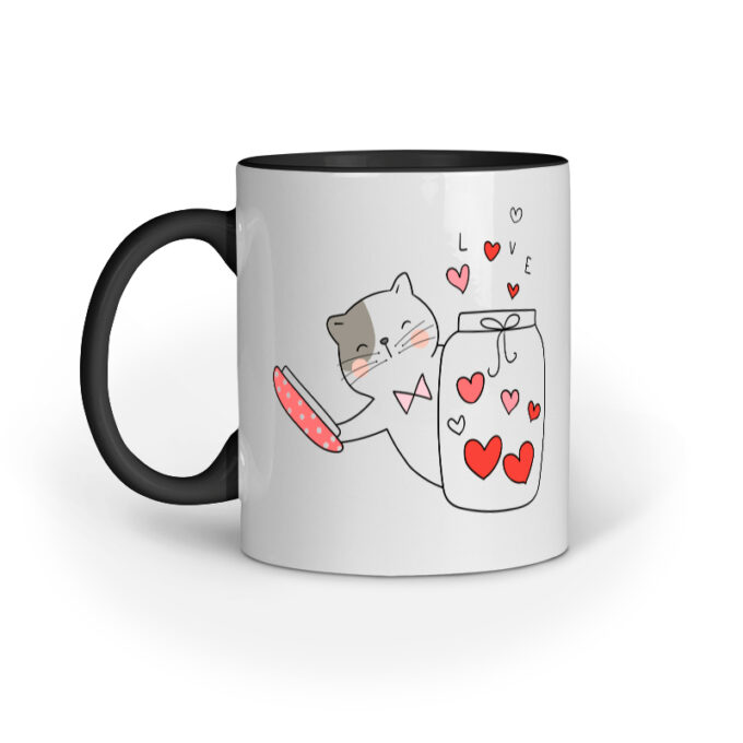 Cat & Jar of Love Mug - Image 7