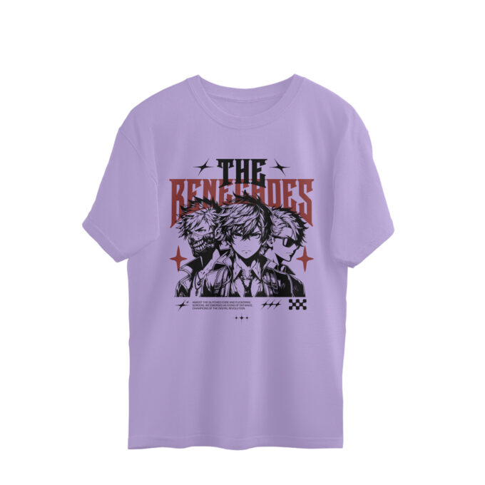 RENEGADES – Gothic Rebel Oversized Unisex T-Shirt - Image 2