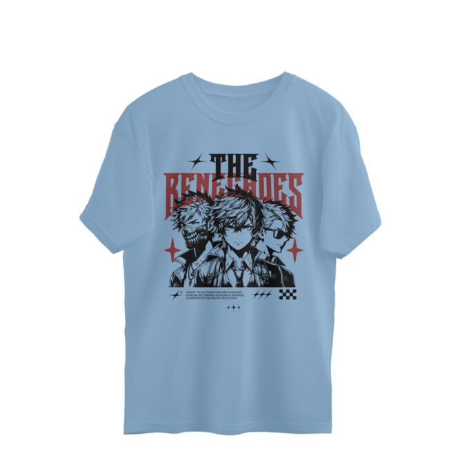RENEGADES – Gothic Rebel Oversized Unisex T-Shirt - Image 4