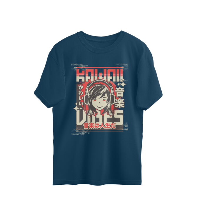 Kawaii Vibes Oversized Unisex T-Shirt - Image 4