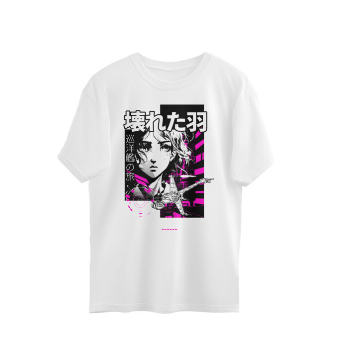Broken Wings – Oversized Unisex Cruiser Journey Tee - Image 11