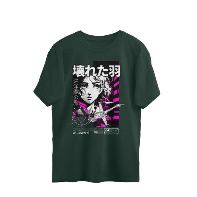 Broken Wings – Oversized Unisex Cruiser Journey Tee - Image 12