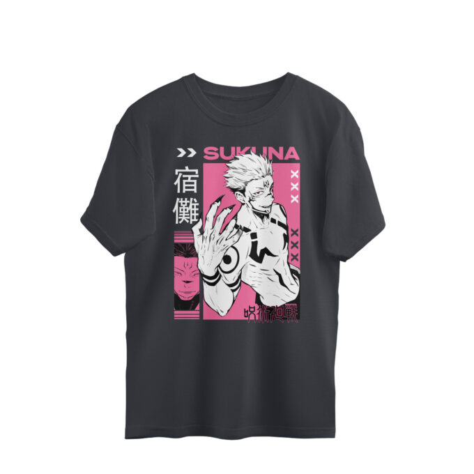 Sukuna Curse King Oversized Unisex T-Shirt - Image 2