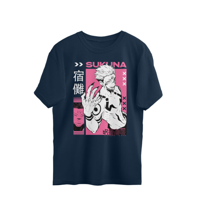 Sukuna Curse King Oversized Unisex T-Shirt - Image 3