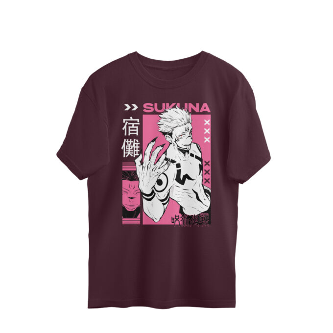 Sukuna Curse King Oversized Unisex T-Shirt - Image 4