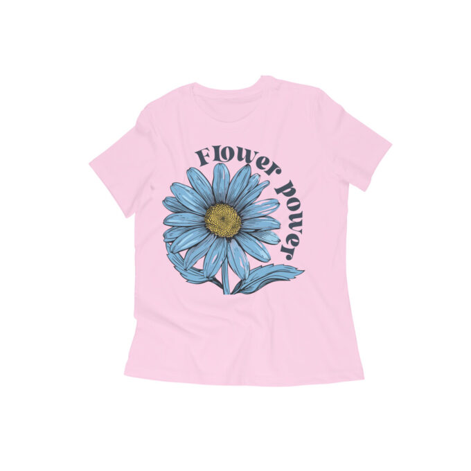 Flower Power Womens Tshirt - Image 4