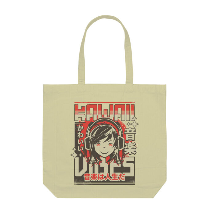 Kawaii Vibes – Retro Music Tee - Image 2