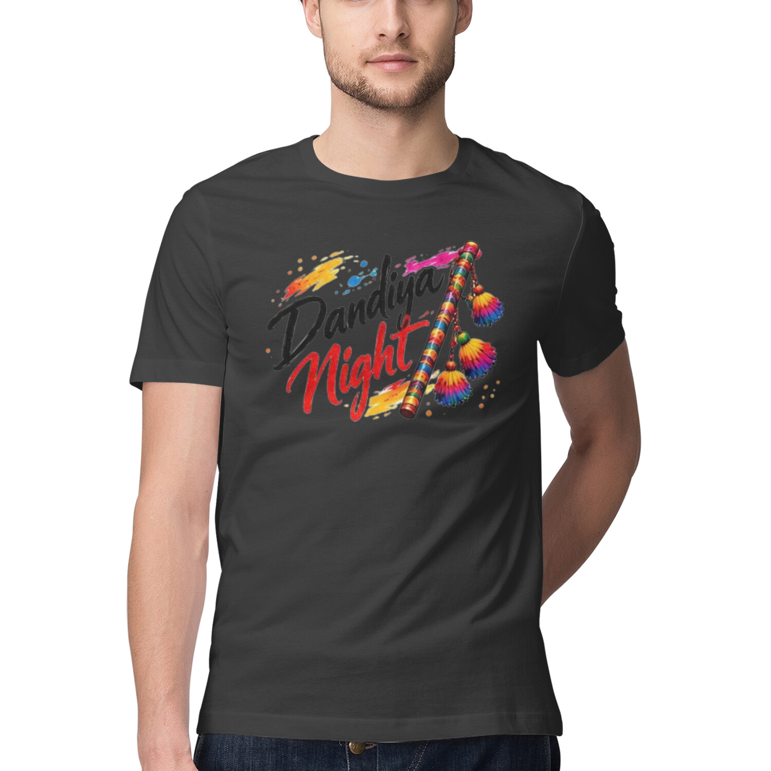 Garba T-Shirt - Dandiya Night - Image 2